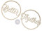 Homyl Better Together Hochzeit Rund Stuhl Schilder für Braut und Bräutigam