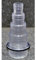 eco-filtration - 1.25 BSP Threaded 4-Step Hosetail – Clear – for 20mm, 25mm, 32mm, 38mm Flexible Hose