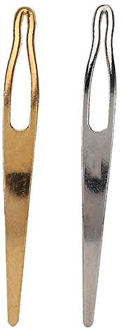 Sorand Dreadlocks-Tool, 2 Stück, Gold, Legierter Stahl, Dreadlocks Weben & Reparieren