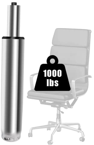 5.5 inch Office Chair Cylinder Replacement,Heavy Duty Gas Lift Cylinder for Office Desk Chairs/Gaming Chair,Gas Lift Hydraulic/Pneumatic Piston, Universal Size (Silver)