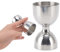 Cuivre Bell Jigger Premium Cocktail Jigger 30/60ml Jigger en Acier Inoxydable pour Barman Acier Durable Haute Précision Large Ouverture Mesure Jigger pour Cocktail Liquor(30/60ml Classique Argent)
