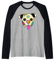 Sugar Skull Englische Bulldogge Hundebekleidung, Tag der Toten Raglan