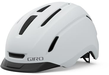 Giro - Caden II LED - EU Helme - Erwachsene Unisex - Schutzausrüstung, Fahrradhelm, Pendlerhelm, Pendler-Schutzhelm, Matt Weiß