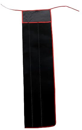 Fishing Rod Sock Sleeve Cover Pole Sock Protector Bag Pouch, 3 compartments 140cm