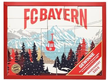 FC Bayern München | Adventskalender 2024 | Premium| Mehrfarbig | Fußball