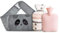Nenkarn Hot Water Bottle Belt, Wearable Waist Panda Long Hot Water Bottle Adult, Plush Refillable Wrap Around Period Warm Water Bag Pouch Waist for Period Pain to Body