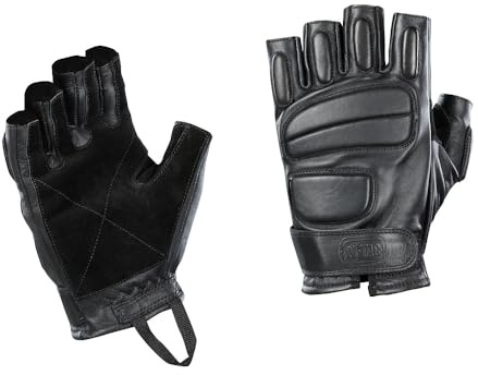 M-Tac Handschuhe Fingerlos Leder Assault Tactical Mk.1 (Black, M)