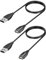 Yaekea 2 Piezas Cargador para Garmin Fenix 6/6S/6X Pro/5/5S/5X Plus/7/7S/7X, Forerunner 935/745/235/245/255, Approach S10/S40/S60, Vivoactive 3/4S, Exip, Vivosmart,Instinct,Venu Cable USB de Repuesto