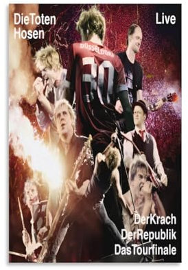 Bybali Die Toten Hosen LiveFashion Poster, dekoratives Gemälde, Leinwand, Wandkunst, Wohnzimmer, Poster, Schlafzimmer, Gemälde, 60 x 90 cm