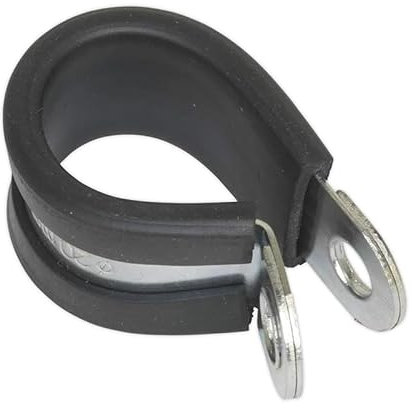 20Pcs Pipe Clips, 304 Stainless Steel Hose Clamp, Metal Clamp, Tube Holder Fastener for Pipe or Wire Cord Installation (10mm)