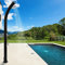 Kedia Doccia da Giardino, Colonna Doccia Solare, Doccia Esterna per Spiaggia e Giardino Piscina, Soffione Doccia Girevole a 180° (Curvo-18L)