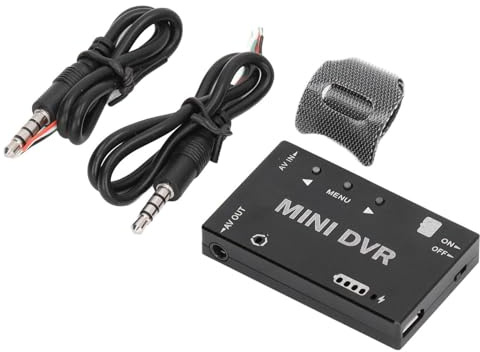 SpeedyFPV Mini DVR Video Recorder, HD 720P, MicroSD Card Support, 1.5Hr Battery Life