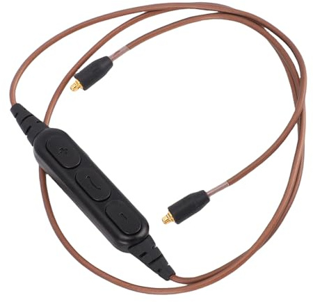 Yanmis MMCX Bluetooth-Adapterkabel, 5.3 Kabelloser Kopfhöreranschluss mit Mikrofon, 8-Stunden- für SE215 SE315 SE425 SE535 SE846 TINHIFI T2 T3 T4 P1