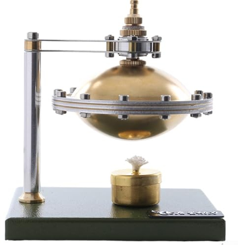 Kit de modèle de soucoupe volante à vapeur non assemblé, locomotive à vapeur entièrement métallique pour une expérience d'apprentissage amusante