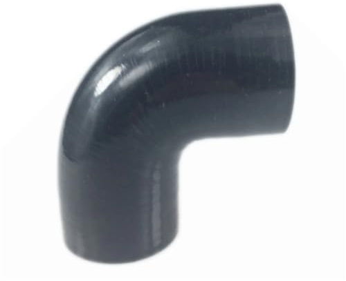 Manicotto intercooler Universale 2.0 2.5 2.75 3 51mm 63mm 70mm 76mm 89mm 102mm Gomito da 90 gradi Tubo flessibile in silicone Tubo di aspirazione Turbo Coppia(Black,89mm)