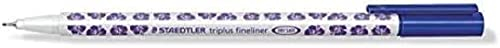 STAEDTLER Feinschreiber triplus fineliner, ca. 0,3 mm, blau, Einzelstift