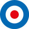 Rund Mod Target Vinyl Aufkleber 75 mm Dia.