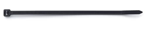 Index Fixing Systems CKBN48180 Nylonkabelbinder BN-N | aus Polyamid 6.6, halogenfrei | 4.8 x 180 mm, Bruchlast 22,4kg, schwarz, 100 Stück