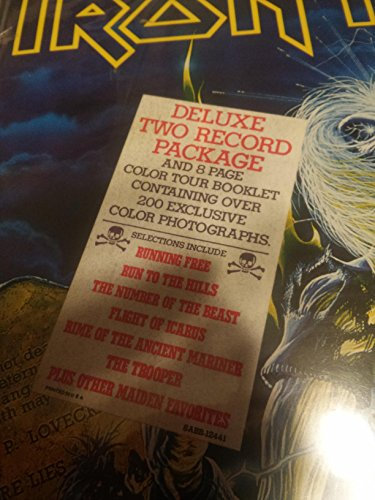 IRON MAIDEN LIVE AFTER DEATH LP 1985 WITH ORIGINAL INNER SLEEVES & BOOKLET