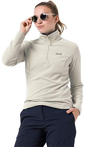 Jack Wolfskin Women Gecko Pullover - White Sand, Medium