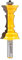 Yonico 16167 Elegant Chair Rail Molding Router Bit 1/2-Inch Shank