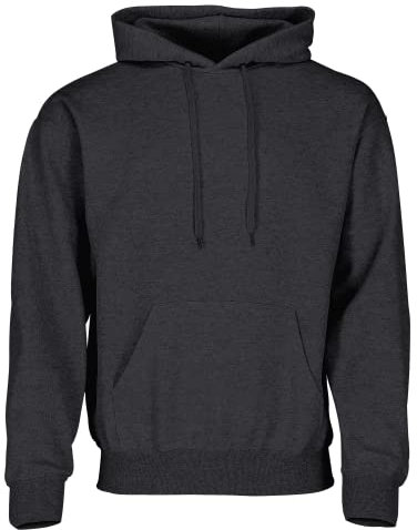 Fruit of the Loom Herren Hooded Sweat Sweatshirt, Farbe:dunkelgrau meliert, Größe:XL