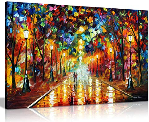 Leonid Afremov Ölgemälde auf Leinwand, abstrakt, für Wohnzimmer, Heimdekoration, Farewell to Anger, 61x41 cm (24x16in)