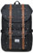 KAUKKO Rucksack Damen Herren Schön und Praktisch Daypack mit Laptopfach für 13 Notebook für Ausflüge, Uni, Schule, 19L, Schwarz