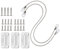 14 Inch Heavy Duty Stainless Steel Cooler Lid Strap Replacement for Igloo and Coleman - Ice Chest Hinges, Plastic Lid Strap, Replacement Parts