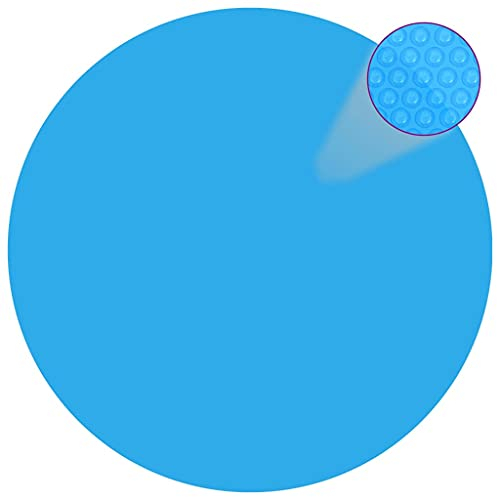 Wakects Solar-Pool-Abdeckung, rund, für Schwimmbäder, rund, 250 cm, Blau