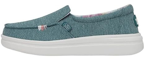 Hey Dude Damen Misty Rise Loafer Shoes, Tropical Blue, 38 EU