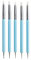 luoshaPUCY 5 Pezzi Pennelli per Unghie, Spazzola di Arte del Chiodo per Nail Art Design, Nail Art Pennelli Gel Scultura Penna