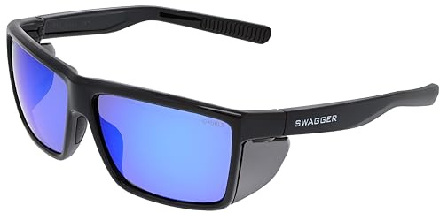 MCR Safety Swagger SR2_Parent Swagger - Gafas Swagger | Protectores laterales integrados, almohadillas de nariz de goma termoplástica, protectores laterales desmontables