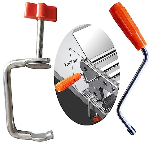Morsetto Per Macchina Da Pasta, Manovella In Metallo Di Ricambio Per Parti Della Macchina Della Pasta, Morsetto Per Macchina Pasta Accessorio di Ricambio per Utensili in Metallo Noodle Maker Tiene