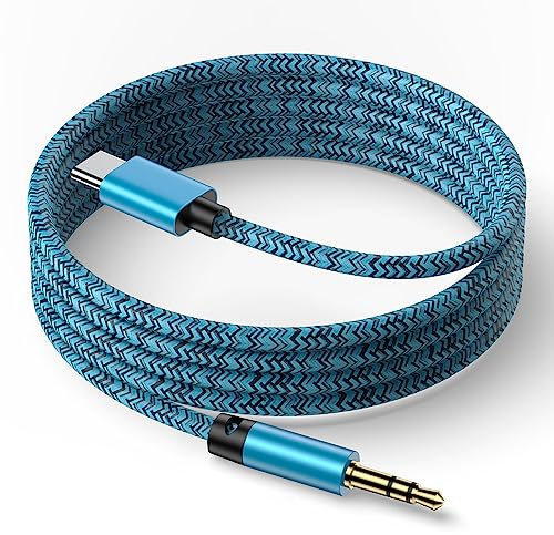 USB C Aux Kabel für Samsung, 1M USB C auf 3,5mm Klinke Kabel, Aux USBC Adapter Audio Klinkenkabel Typ C Auto Aux Kabel für Samsung Galaxy A16/A56/A55/A54/A15/S25/S24/S23/S22/S21/S20, iPhone 16/15 Pro
