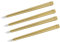 Marhynchus LED-Kerzen, 4 Stück 10 Zoll Flammenlose Stabkerzen, Batteriebetriebene Elektrische LED-Stabkerzen, Warmes Licht für Weihnachten (Gold)