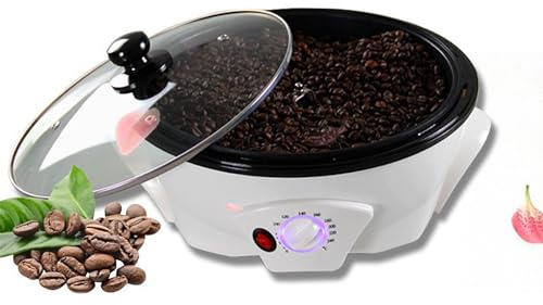 LBMED 500g Electric Coffee Beans Roaster, Coffee Roasters Machine with Non-stick Pan Bottom, Adjustable 4 Baking Modes and 0-240° Temperature, 30 Min Work Completed, Evenly Heated, for Peanuts