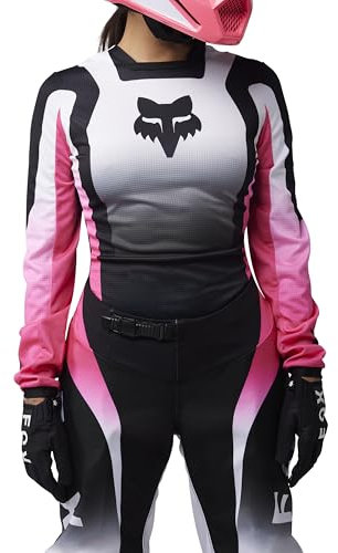 Fox Racing Damen Womens 180 Jersey, Schwarz/Pink Lean, X-Large