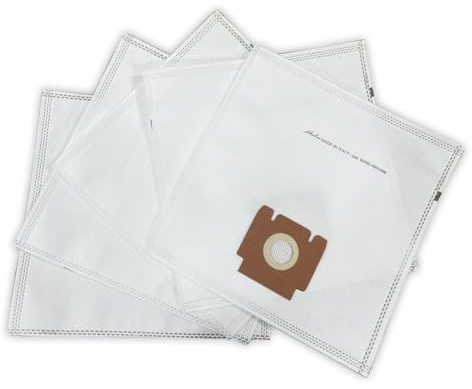 DL SERVICE 5 Sacchetti per Aspirapolvere Miele MONDIA 1200 - S143, Sacchetti di Ricambio in microfibra resistente adatti a Miele Mondia 1200