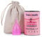 Trendmalls Reusable Menstrual Cup for Women | Small -Size with Pouch | Ultra Soft, Odour & Rash Free|100% Medical Grade Silicone|No Leakage|Protection for Up to 8-10 Hours Pack of 1