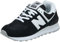 New Balance Damen Wl574 Sneaker, Schwarz/Weiß, 39.5 EU