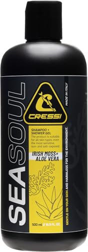 CRESSI Unisex-Adult Seal Soul Shampoo + Shower Gel 500ml Duschgel, Neutral