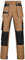 Work Trousers for Men - Multi Pocket Utility & Safety Pants with Holster & Knee Pad Pockets - Ideal for Site Work, Builders, Electricians & Gardening - Khaki