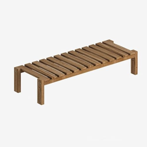 Holz-Fensterbank Blumenregal Ständer Massivholz breit oder ausziehbar 90 x 30 x 15 cm