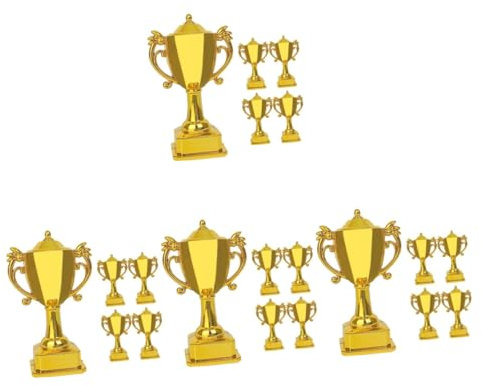 ifundom 20stücke Miniatur-trophäen Aus Wiederverwendbare Lebendige Kunststoff-auszeichnungen Für Kinderpreise Spiele Und Partys Attraktive Deko Für Wettbewerbe Und Geburtstagsfeiern