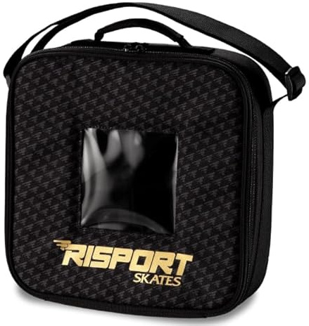 Risport L'Estel Skates Rollkoffer für 4 Räder, Schwarz