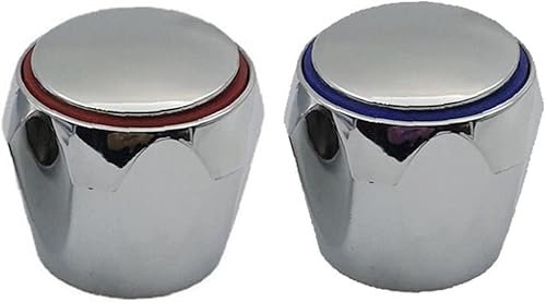 Taps Handle 2pcs Faucet Handle Knob Universal Replacement Hot Cold Tap Switch Kitchen Bathroom Washbasin Sink Accessories Durable Processing