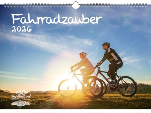 Fahrradzauber DIN A3 Kalender für 2026 Fahrrad - Seelenzauber