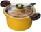 Olla a presión, stockpot que ahorra tiempo de 3.5L con tapa transparente y bloqueo de doble oreja, olla a presión pequeña de uso múltiple con mango y válvula de alivio, antiadherente para guiso.