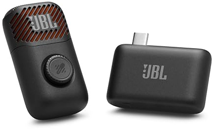 JBL EasySing Mic Mini - Mini AI Powered Microphone with Real-Time Vocal Removal, Lightweight, Pocket Size Carrying Case and up to 6 Hours Playtime (Black)